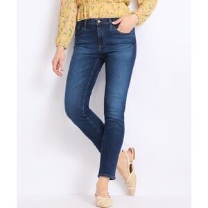 AG Prima Mid Rise Cigarette Jeans Medium Wash Size 26